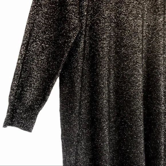 LOFT Plus Shimmering Black Sweater Dress size 20/22 NWT - Picture 11 of 16